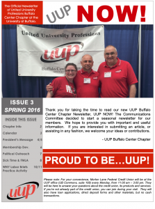 Cover of UUP Now Spring 2016