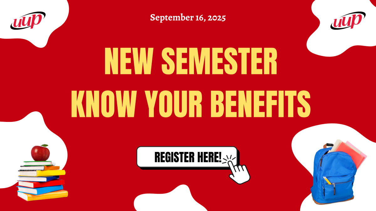 September 16th 2025 - New Semester Know Your Benefits Workshop graphic